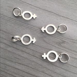 READ listing_ SOLID Sterling silver .925. Pack of 4/Nickel Free Charms.